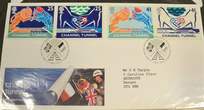 Lot 227 - A Collection of FDCs from the late 1970s to 2007 in six albums. Plus an album of Great Britain...