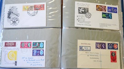 Lot 235 - Great Britain. A cover album housing a 1937 to 1970 collection of FDCs. Most illustrated and either