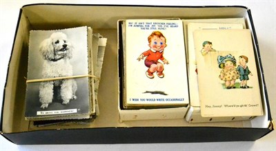 Lot 244 - Over One Hundred mixed British topographical mainly vintage cards. Includes Lord Postman's...