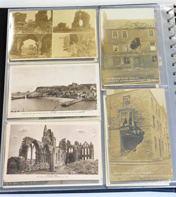 Lot 253 - Sandsend, Robin Hood's Bay and Whitby. A two volume collection. Includes real photographic...