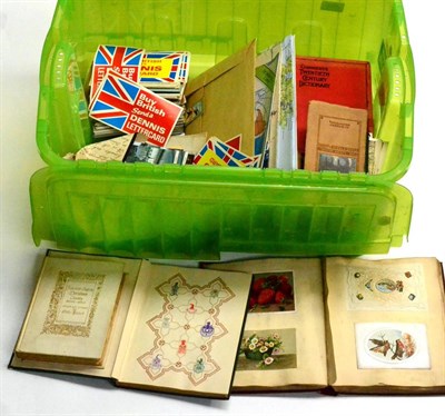 Lot 260 - A Postcard Album full of mainly vintage cards, including glamour, greetings (including Louis...