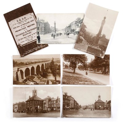 Lot 279 - Guisborough, Northallerton, Stokesley, Yarm. A small bundle of forty eight cards. Majority...