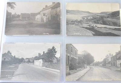 Lot 282 - Cropton, North Yorkshire. Thirteen vintage real photographic cards. Includes 'The Meet' and the...