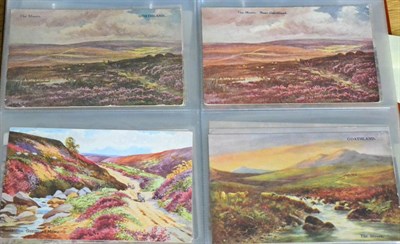 Lot 286 - Goathland Moors, Hunt House and artists' impressions. A collection of unused and used cards...