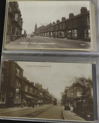 Lot 299 - Middlesbrough. Newport Road. A collection of over fifty mainly vintage cards. Includes a number...