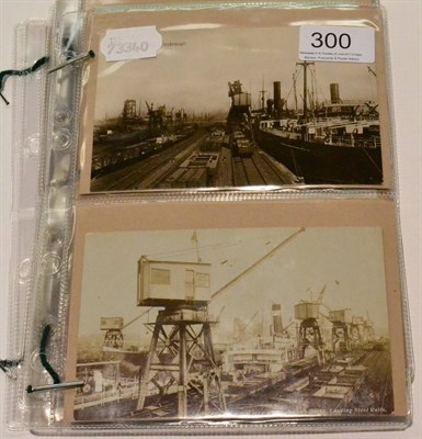 Lot 300 - Middlesbrough Docks. A collection of mainly vintage cards, both unused and used, including real...