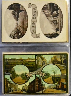 Lot 301 - Middlesbrough - Grangetown, Ormesby, South Bank. A small collection of thirty four cards,...