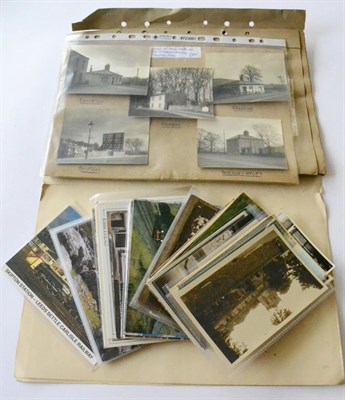 Lot 321 - Settle and Giggleswick. An accumulation of cards, all eras in a small plastic container. Some...