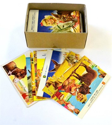 Lot 332 - Comic/Seaside. A collection of over one hundred and forty comic cards mostly from 1940s to 1960s