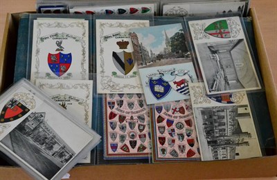 Lot 334 - Oxbridge Crests. A bundle of mainly mint Oxford and Cambridge University Crests and odds. Also five