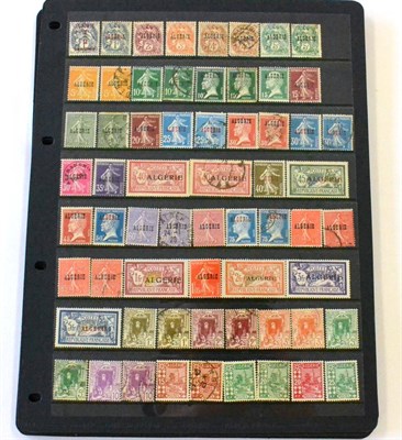 Lot 359 - Algeria. A mainly fresh mint near complete collection 1924 to 1958.  Includes 1925-25...