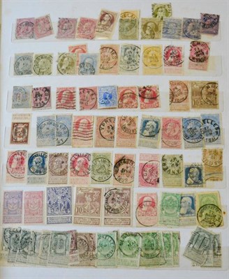 Lot 371 - Belgium. Various mint and used in a sparse album and stock book. Plus mint part sheets from 1949