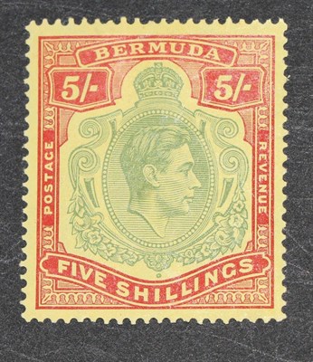 Lot 374 - Bermuda. 1938 to 1953 5s, perf 14. Fresh mint