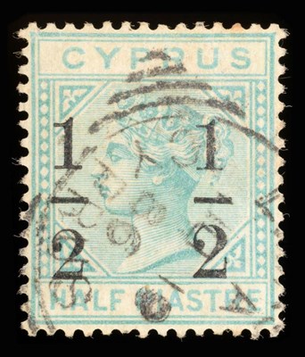 Lot 396 - Cyprus. A mint and used collection spanning all reigns. 1886 1/2d on 1/2pi Wmk CC used with...