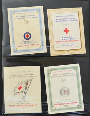 Lot 406 - France. A collection of Red Cross booklets 1953 to 1989. Better include 1953, 1954, 1955, 1956,...