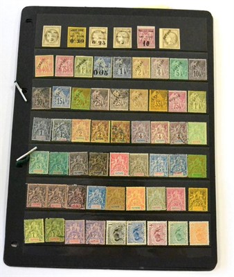 Lot 413 - French Guiana. A mainly fresh mint collection (with some used) from February 1892 (with...