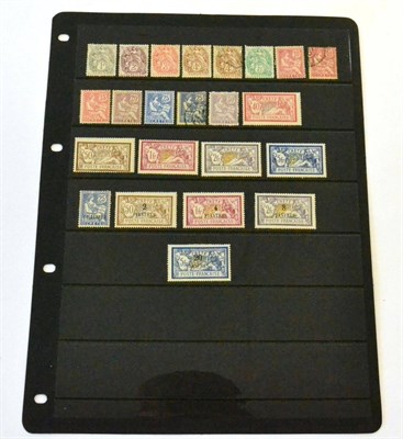 Lot 418 - French Post Offices in Crete. A complete fresh mint collection, plus occasional used