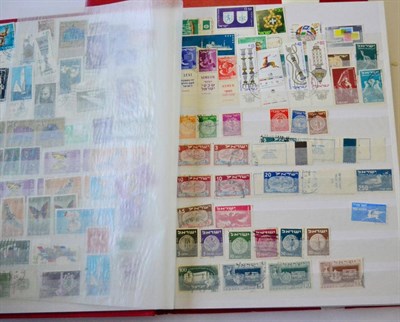 Lot 447 - Israel. Mint and used in two stock books. All decades including some tabs