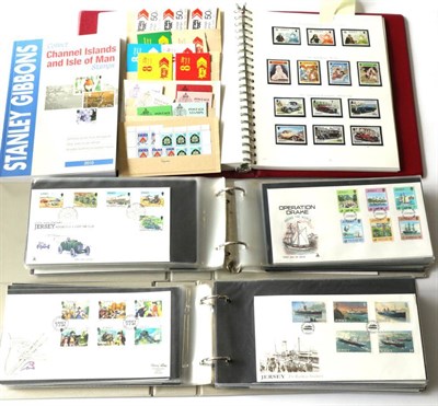 Lot 452 - Jersey. A 1941 to 1993 mint collection in an S.G. album. Includes strips, M/Ss, booklet panes,...