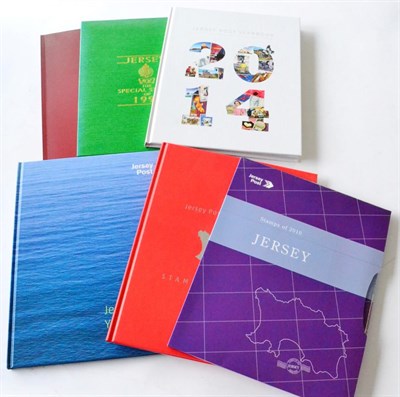 Lot 454 - Jersey. 1993 to 2014 Collection of year packs and later books