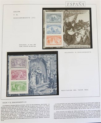 Lot 493 - Spain. A 1950 to 1999 collection in five Sellos printed and boxed albums. Sparse and used to...