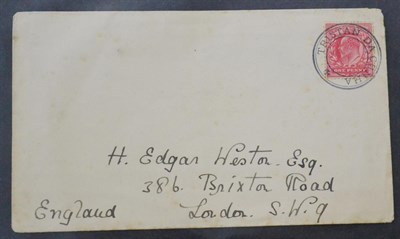 Lot 507 - Tristan da Cunha. A small cover album housing a range of Postal history, First Day and...