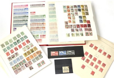 Lot 519 - Great Britain. A red stockbook, part filled with used Postage Dues and Regionals with...