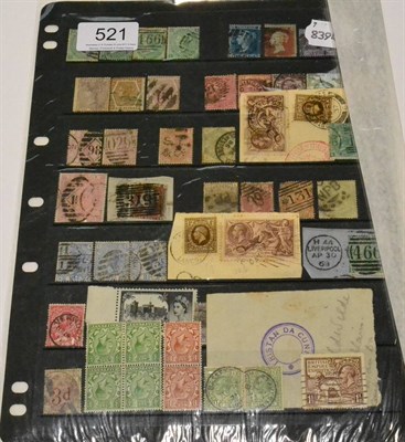 Lot 521 - Great Britain. A range of used Queen Victoria to early QEII on a Hagner page