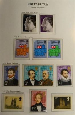 Lot 527 - Great Britain. A 1971 to 2014 near complete mint collection in four boxed Davo albums