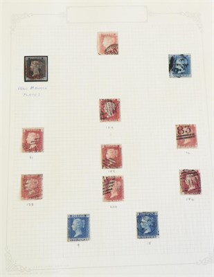 Lot 534 - Great Britain. An 1840 to 1979 mint and used collection in two red spring back albums. Includes...