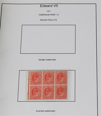 Lot 535 - Great Britain. A King Edward VII mint and used collection in a black binder. Includes 1902 to...