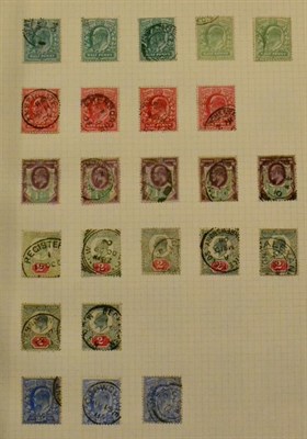 Lot 548 - Great Britain. 1902 to 1910 used collection to 1s green and carmine on loose album pages....