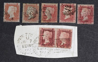 Lot 565 - Great Britain. A range of 1854 to 1857 1d Reds used. Various watermarks and perfs. Includes...