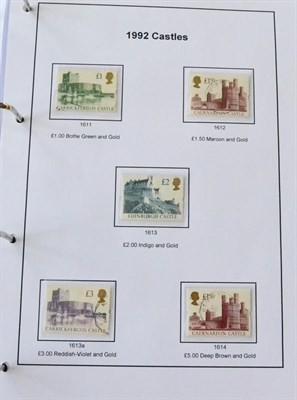 Lot 591 - Great Britain. A 1970 to 2012 used collection in five binders. Includes high values to £1,...