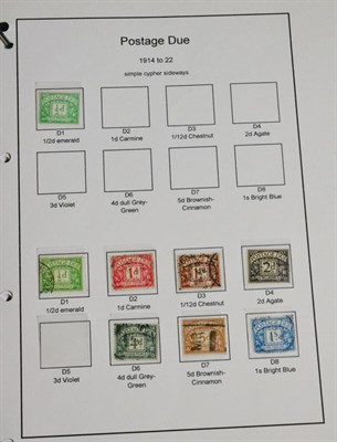 Lot 594 - Great Britain. A 1914 to 1982 collection of mint and used Postage Dues