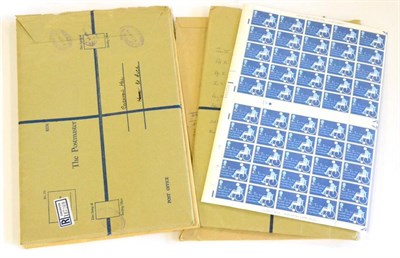 Lot 596 - Great Britain. 1974 to 1979 Commemorative's in full unmounted sheets. Huge face