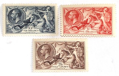 Lot 814 - Great Britain. 1934 Seahorses. Very, very lightly hinged set