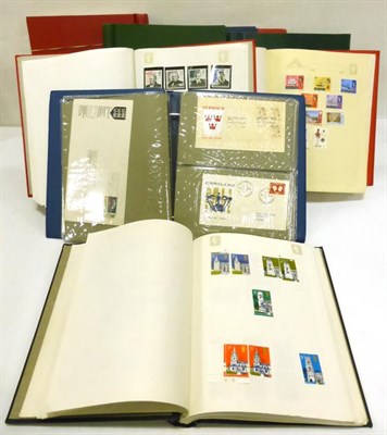 Lot 16 - Great Britain in four Tower albums housing a mint and used QEII collection to 2000. Plus a few used