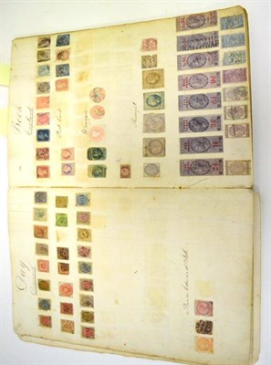 Lot 30 - Worldwide in Two Albums. Also a thin Ledger with early issues from Great Britain (including...