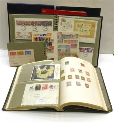 Lot 56 - A Large Carton housing miscellaneous world in albums and stockbooks. Includes a mint and used Great