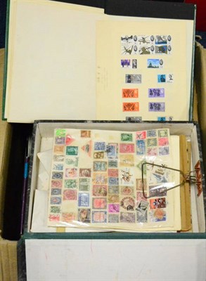 Lot 68 - A Large Carton housing all world in several albums. A small collection of RAF Museum covers...