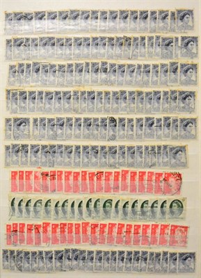 Lot 80 - A Box housing miscellaneous stamps, covers etc. Includes a QEII &pound;1 note and three 10s...