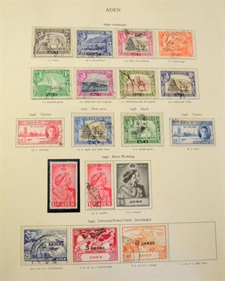 Lot 141 - Middle Period British Commonwealth mint and used. Includes Aden 1939 to 1948 set used; Bahrain 1950