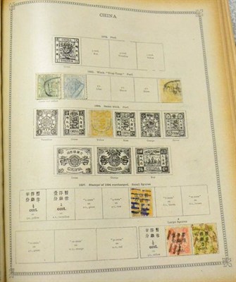 Lot 152 - The Ideal Postage Stamp Album, sparsely filled