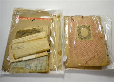 Lot 157 - Two 1927 German Telegrams including envelopes, plus five loose telegrams, all celebrating the birth