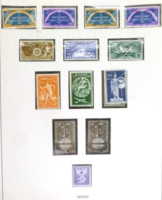 Lot 169 - Europa. A 1949 to 1964 ,mint and used collection on loose album pages. Includes a number of...