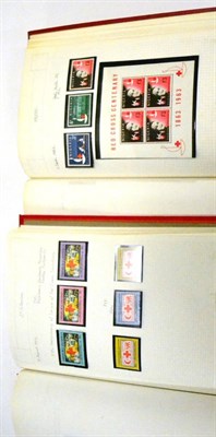 Lot 179 - Red Cross. Eleven albums pre 1980's dedicated to the Red Cross from around the world. Mint and used