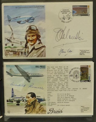 Lot 222 - Royal Air Force Museum Covers. The Test Pilot Series. A collection of over eighty covers...