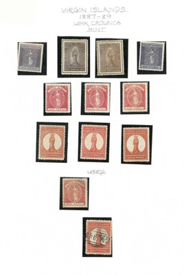 Lot 237 - British Virgin Islands. An 1867 to 1935 mainly fresh mint collection on loose album pages. Includes