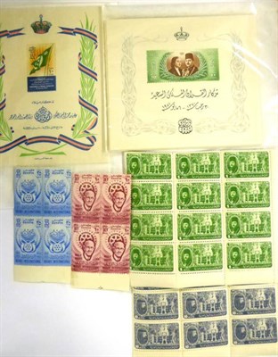 Lot 298 - Egypt. An accumulation of mainly mint issues from the mid 1920's to the 1950's, including M/S's...